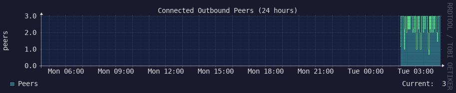 Connected peers (24 hours)